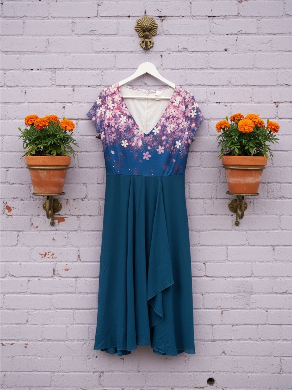 Gorgeous floral layered dress